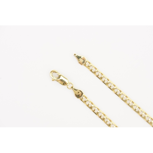 97 - A 9ct Gold Chain Link Necklace. Weighing 8.2 grams. Length: 41cms Long.