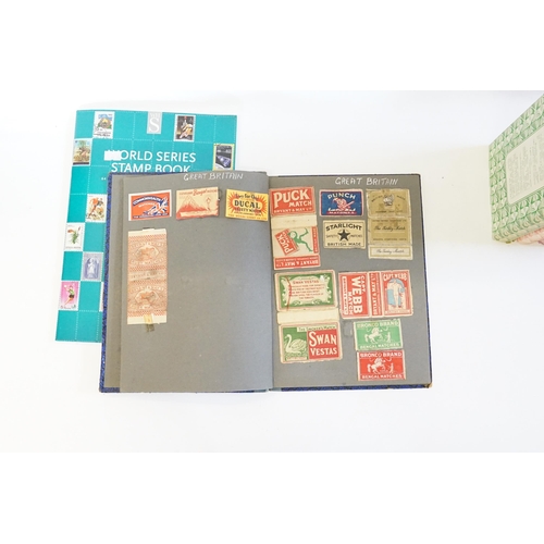 712 - An Album Containing a Collection of various Safety Match Cards to include Australia, Belgium, China,... 