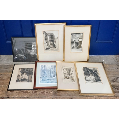 799 - A Collection of 1920s Etchings by 