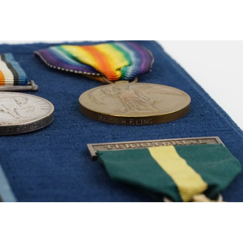 301 - A Collection of World War I medals awarded to 