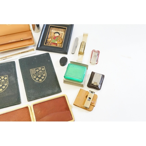 698 - A Collection of Smoking Collectables to include Cheroot Holders, Cigar Cutters, Cigarette Case, Key ... 