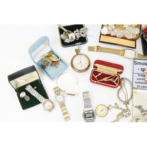 178 - A Quantity of Costume Jewellery to include Cufflinks, Watches, etc.