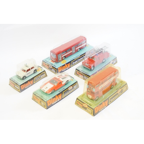 162 - A Collection of 5 x 1970s Dinky Models to include No: 250 