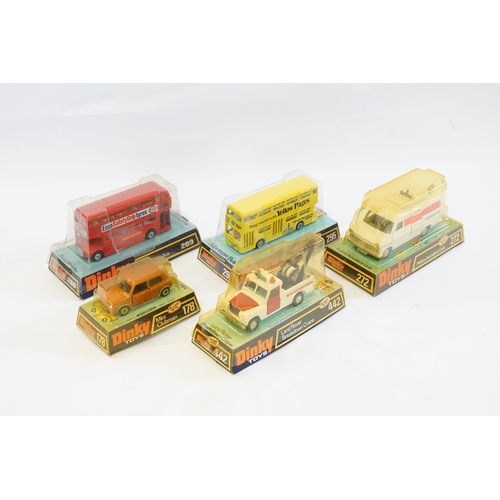 163 - A Collection of 5 x 1970s Dinky Models to include No: 178 