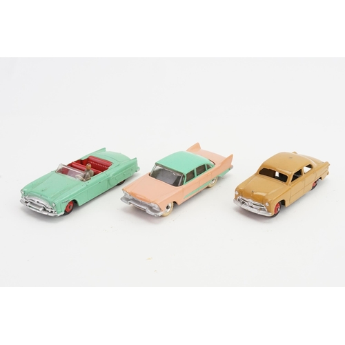 191 - A Tray of Three Unboxed American 1950s Dinky models to include No: 170 