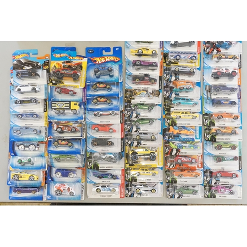 358 - A Collection of 72 x Hot Wheels with Large & Small Header Cards from years 2003, 2004, 2012 & 2018. ... 