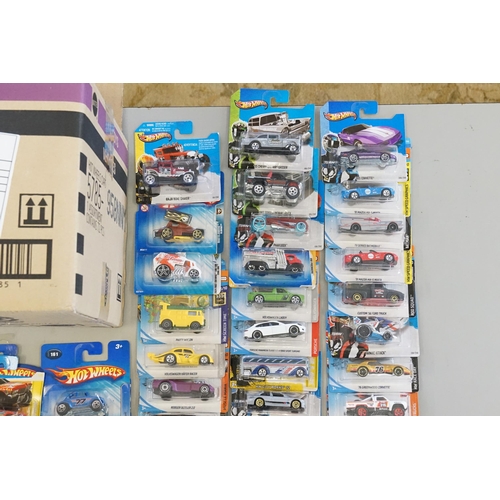 358 - A Collection of 72 x Hot Wheels with Large & Small Header Cards from years 2003, 2004, 2012 & 2018. ... 