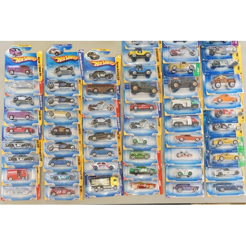 359 - A Collection of 72 x Hot Wheels with Large & Small Header Cards from years 2006, 2007, 2008 & 2009. ... 