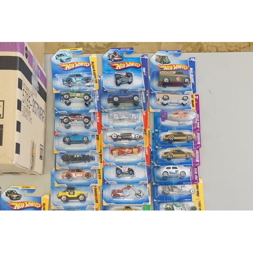 359 - A Collection of 72 x Hot Wheels with Large & Small Header Cards from years 2006, 2007, 2008 & 2009. ... 