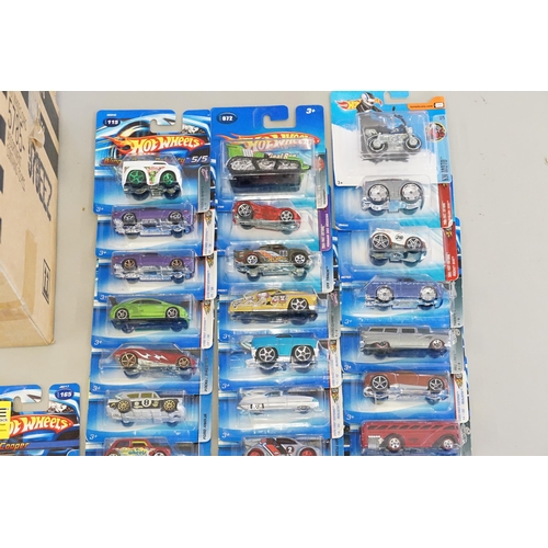 363 - A Collection of 72 x Hot Wheels with Large & Small Header Cards from years 2004 & 2005. The models a... 