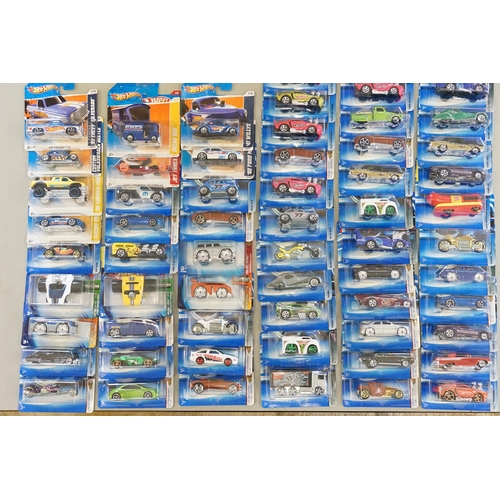 367 - A Collection of 72 x Hot Wheels with Large & Small Header Cards from years 2005 & 2006. The models a... 