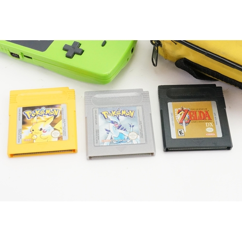 661 - An Original Nintendo Gameboy Game in Original Carrycase along with Three Games.