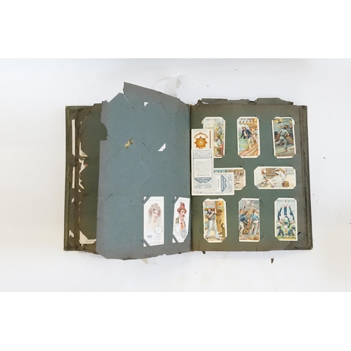 399 - A Collection of Players & Wills Cigarette Cards including Coins, Arms, Crests, Schools, Cricketers, ... 