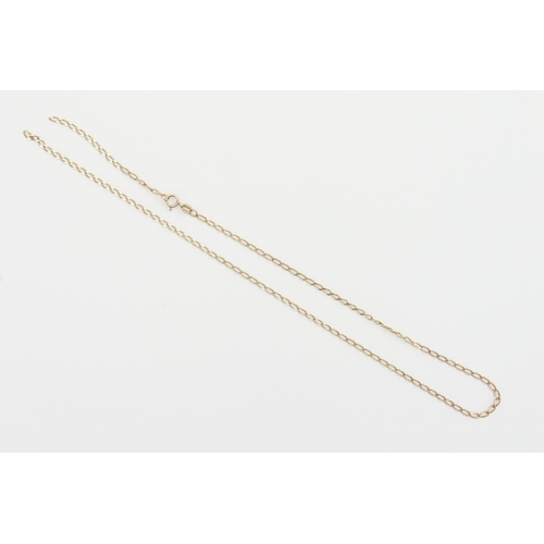 191 - A 9ct Gold link chain AF. Weight 3.7g. Length 47cm.