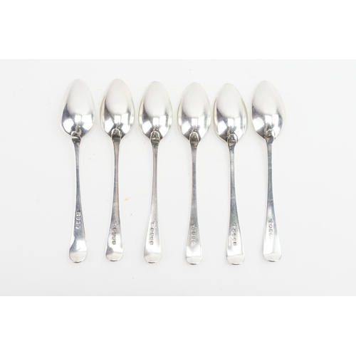 106 - A set of 6 1811 Georgian George Wintle silver spoons. Weight 190g.