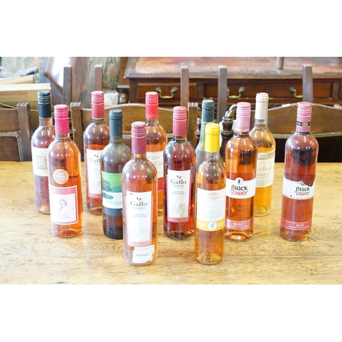 339 - 12 Bottles of Unopened Rose Wine to include a 