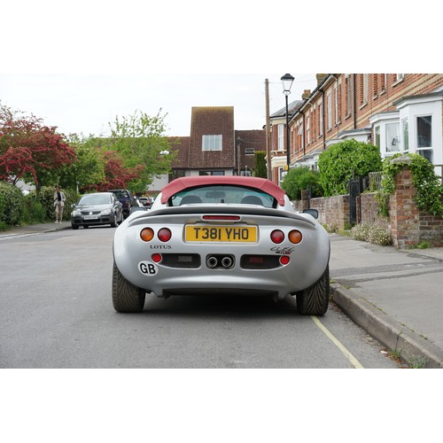 509 - A Lotus Elise 111S 1999T Convertible finished in Silver with Black Velour & a Red Roof. The car incl... 