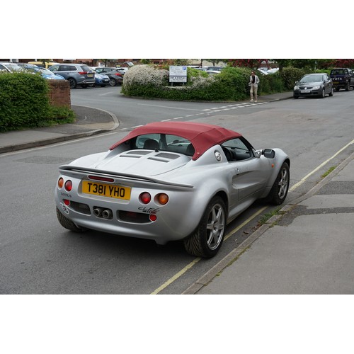 509 - A Lotus Elise 111S 1999T Convertible finished in Silver with Black Velour & a Red Roof. The car incl... 