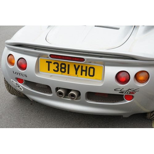 509 - A Lotus Elise 111S 1999T Convertible finished in Silver with Black Velour & a Red Roof. The car incl... 