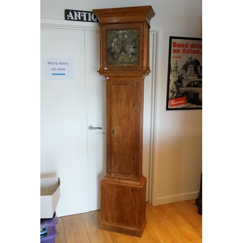 204 - An Oak Cased Long Case Clock by 