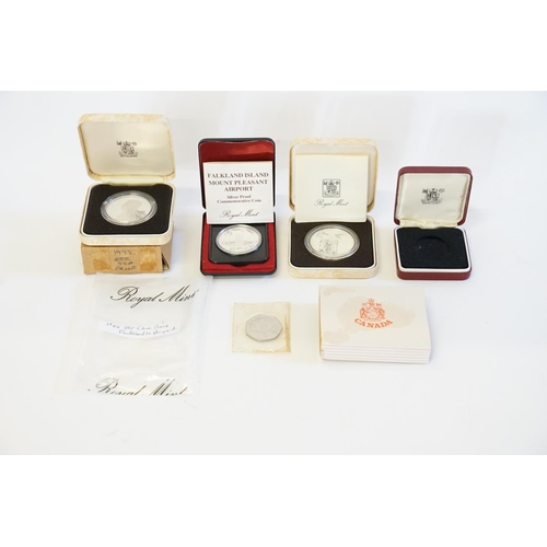 226 - A Collection of Boxed Royal Mint Coins to include 