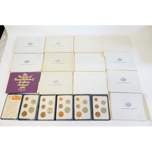 233 - A Collection of Royal Mint Coins to include Britains First Decimal Coins, 2 x 1974 