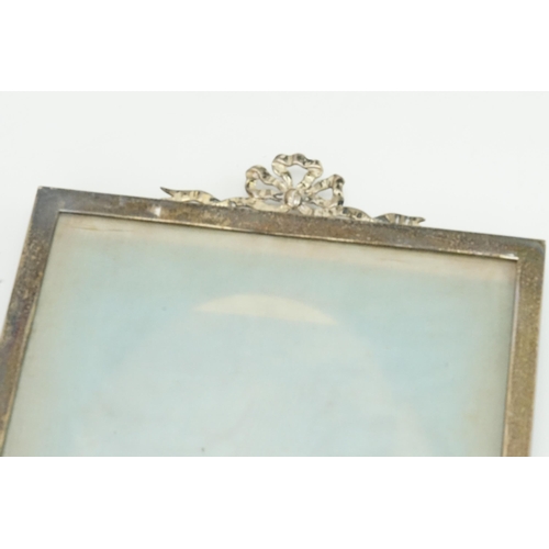 43 - Two silver mounted photo frames.