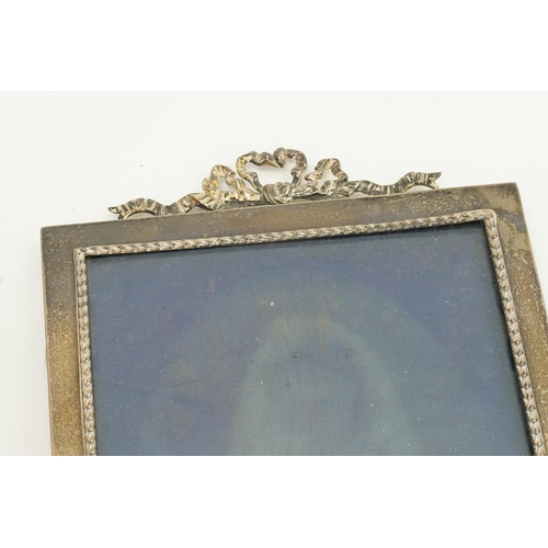 43 - Two silver mounted photo frames.