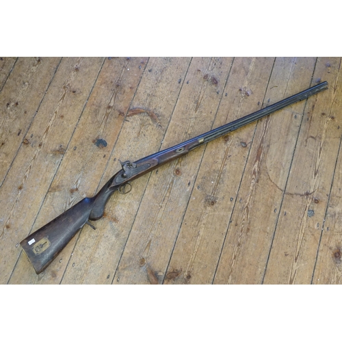 281 - An Antique Percussion Capped Musket with Brass Cap Holder & Mounts with Ram Rod, Barrel marked 278/5... 