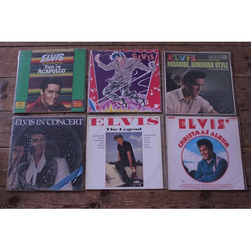 375 - A Collection of 6 Original Elvis Presley LP Records to include 