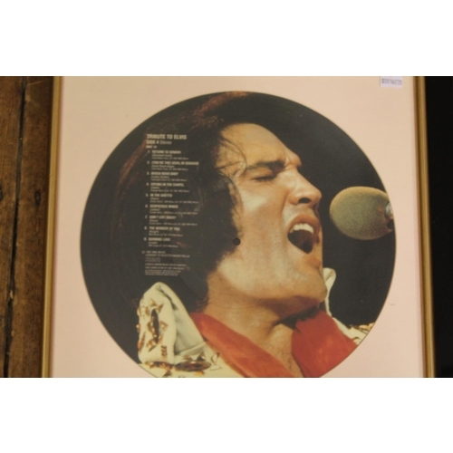 380 - A Framed Original Elvis Presley LP Record 