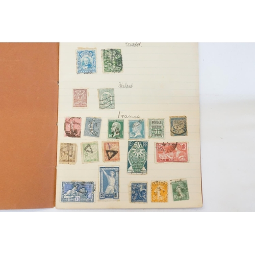 246 - A collection of Stamps, Stock Books, Children's Stamp Albums, Victorian, Penny Red's, Penny Purple's... 