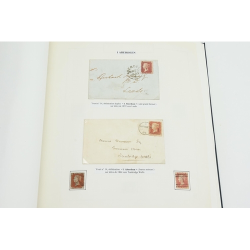 248 - A Good selection of Scottish Postal History to include Victorian Penny Red Plates from Plate 71-225 ... 