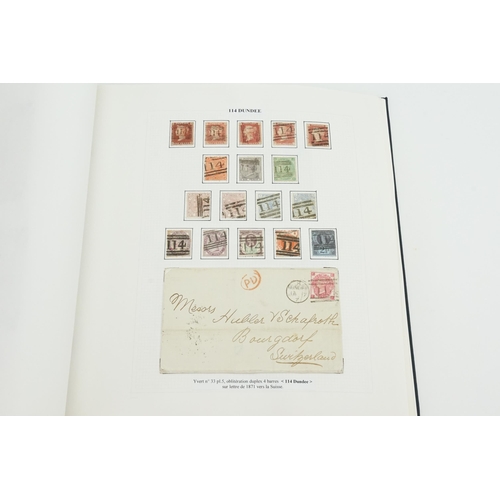 248 - A Good selection of Scottish Postal History to include Victorian Penny Red Plates from Plate 71-225 ... 