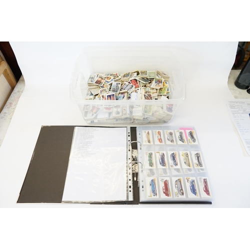 263 - A Large Collection of Cigarette Cards to include a File along with a Large Selection of Cards.