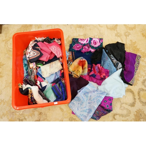 304 - A quantity of Scarfs, Head Scarfs, etc.