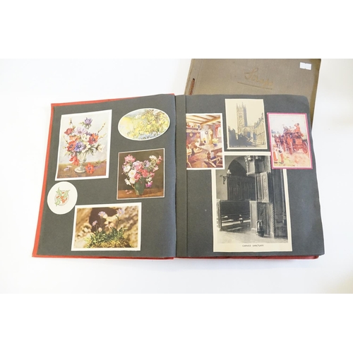 475 - A Collection of 1920s Scrap Albums to include Margaret Tarrent, Seven Year Old Birthday Cards, Promo... 