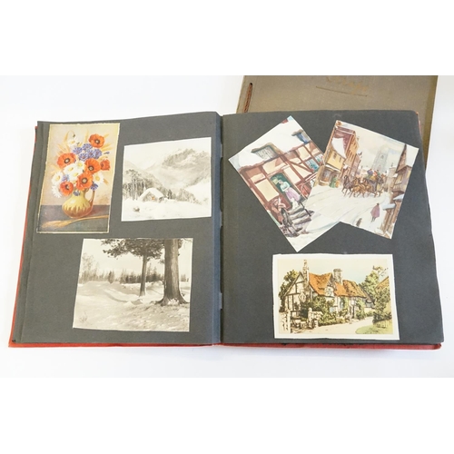 475 - A Collection of 1920s Scrap Albums to include Margaret Tarrent, Seven Year Old Birthday Cards, Promo... 