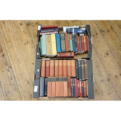 478 - A Collection of modern Books including Dickens, Dombey & Sons, etc. (Two Large Boxes, Needs Viewing)... 