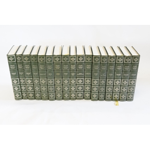 480 - A Collection of Charles Dickens Complete Works 34 Volumes, Heron Books Centennial Edition in Green &... 