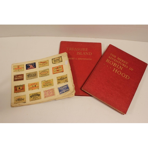 620 - A Collection of Safety Match labels including Scottish Bluebell, England's glory along with two Trea... 