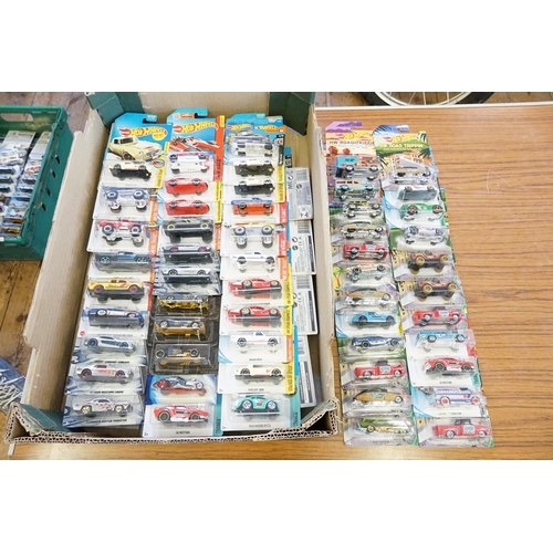 420 - A Collection of 90+ Old Shop Stock Hot Wheels Models to include HW Road Trippin, Small & Large Heade... 