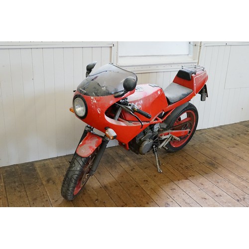 502 - A Gilero Saturno 500 Bialbero Motor Bike in Red. The Bike was Registered on the 8th May 1991 & has c... 