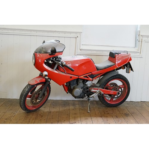 502 - A Gilero Saturno 500 Bialbero Motor Bike in Red. The Bike was Registered on the 8th May 1991 & has c... 