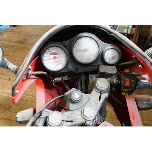 502 - A Gilero Saturno 500 Bialbero Motor Bike in Red. The Bike was Registered on the 8th May 1991 & has c... 