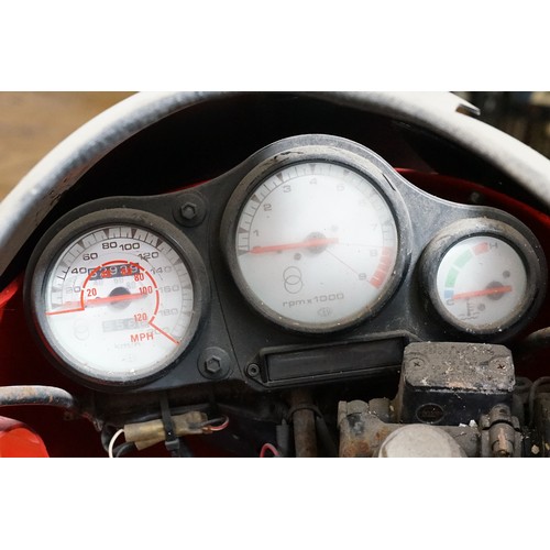 502 - A Gilero Saturno 500 Bialbero Motor Bike in Red. The Bike was Registered on the 8th May 1991 & has c... 