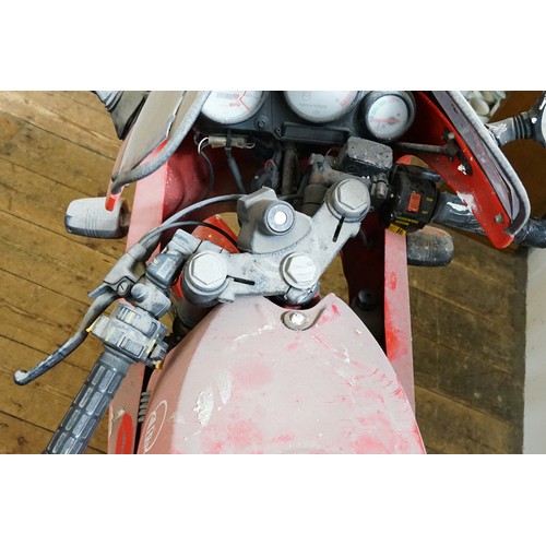 502 - A Gilero Saturno 500 Bialbero Motor Bike in Red. The Bike was Registered on the 8th May 1991 & has c... 