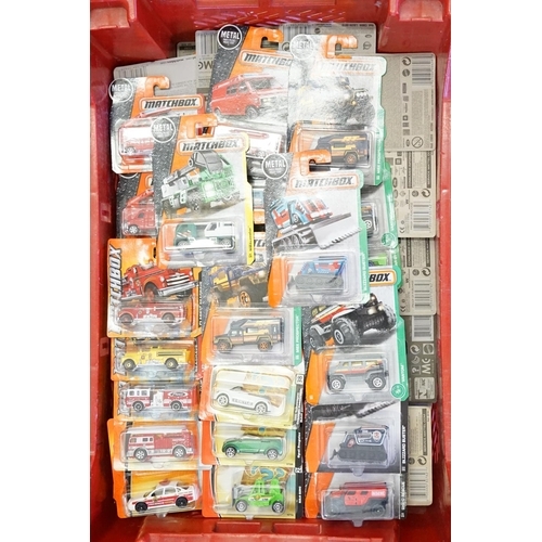 433 - A Collection of 100+ Old Shop Stock Matchbox 1/75 models, all Mint & Boxed.