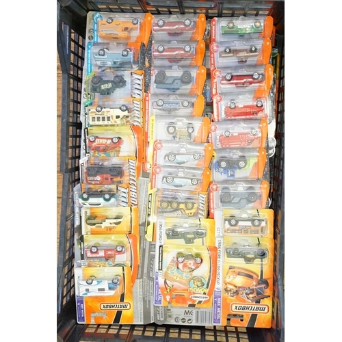 431 - A Collection of 100+ Old Shop Stock Matchbox 1/75 models, all Mint & Boxed.