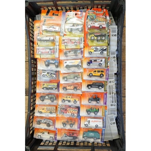 428 - A Collection of 100+ Old Shop Stock Matchbox 1/75 models, all Mint & Boxed.